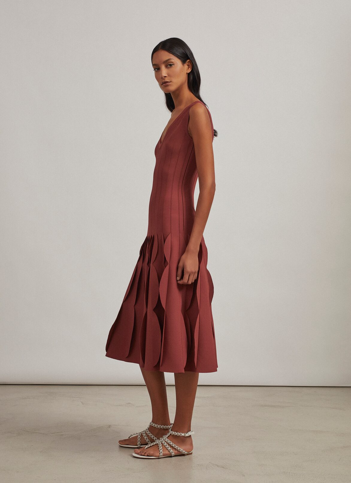 Dresses ALAÏA 가넷 레드 DRESSES